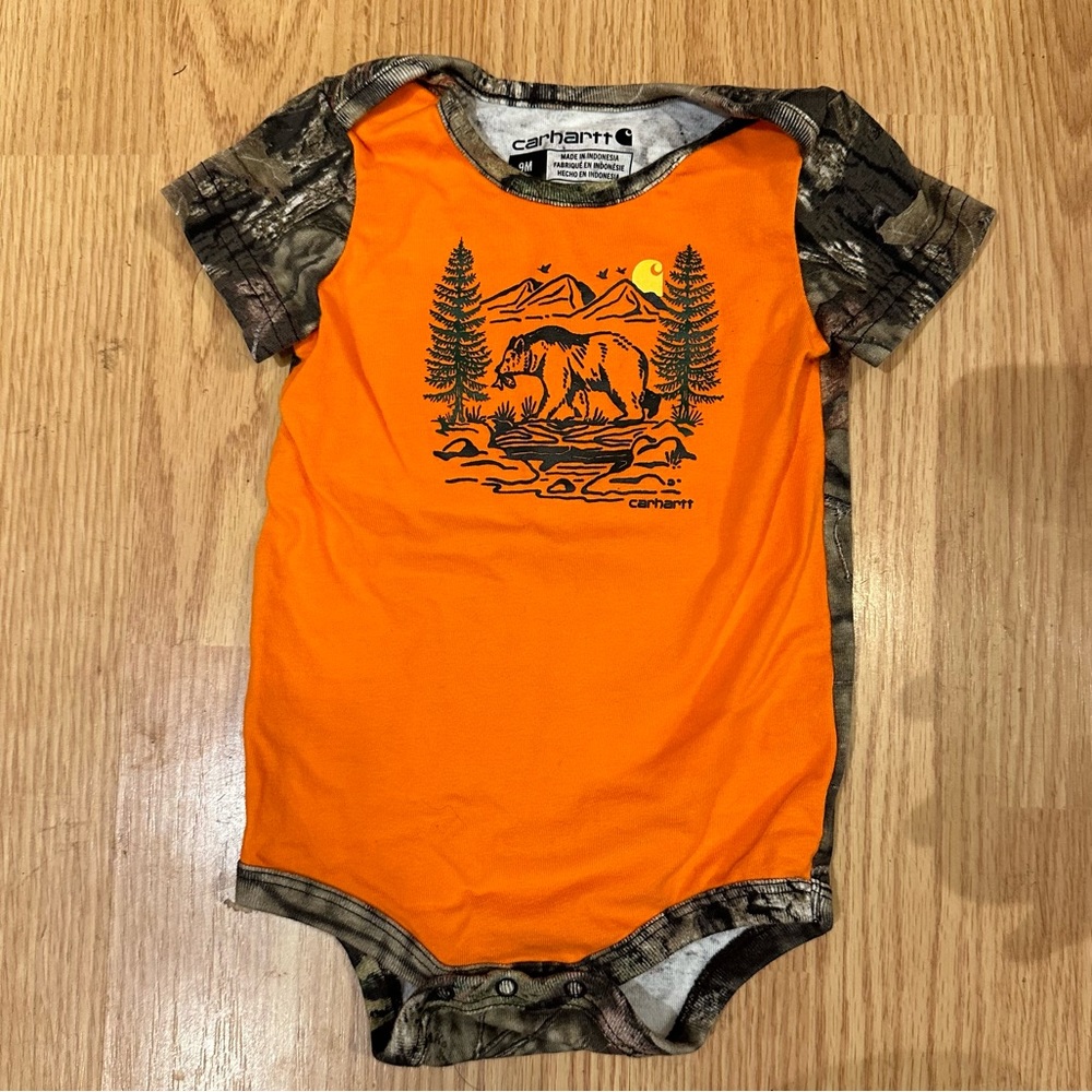 Carhartt Mossy Oak Camo Onesie